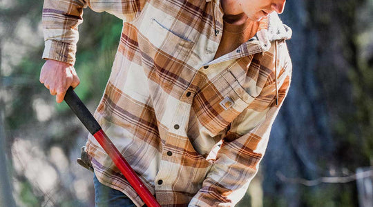 Carhartt Rugged Flex Relaxed Fit Flannel Fleece Lined Hooded Shirt Jac