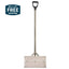 Gemplers Steel D-Handle Poly Scraper, 18