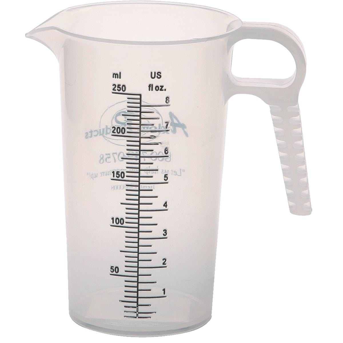 8 oz Accu-Pour Polypropylene Measuring Pitcher