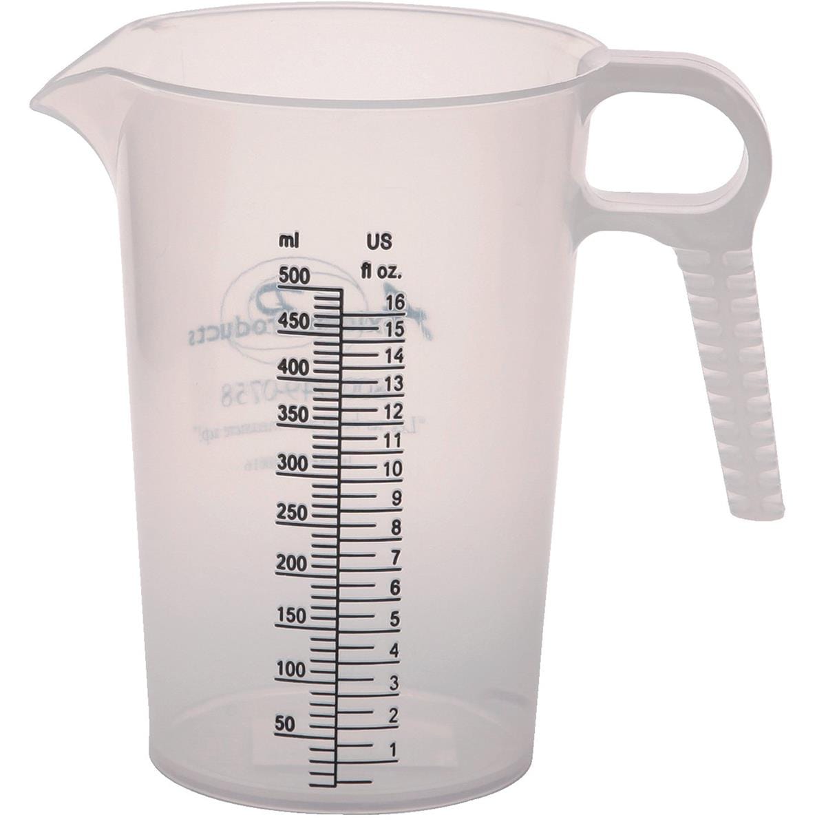 16 oz Accu-Pour Polypropylene Measuring Pitcher
