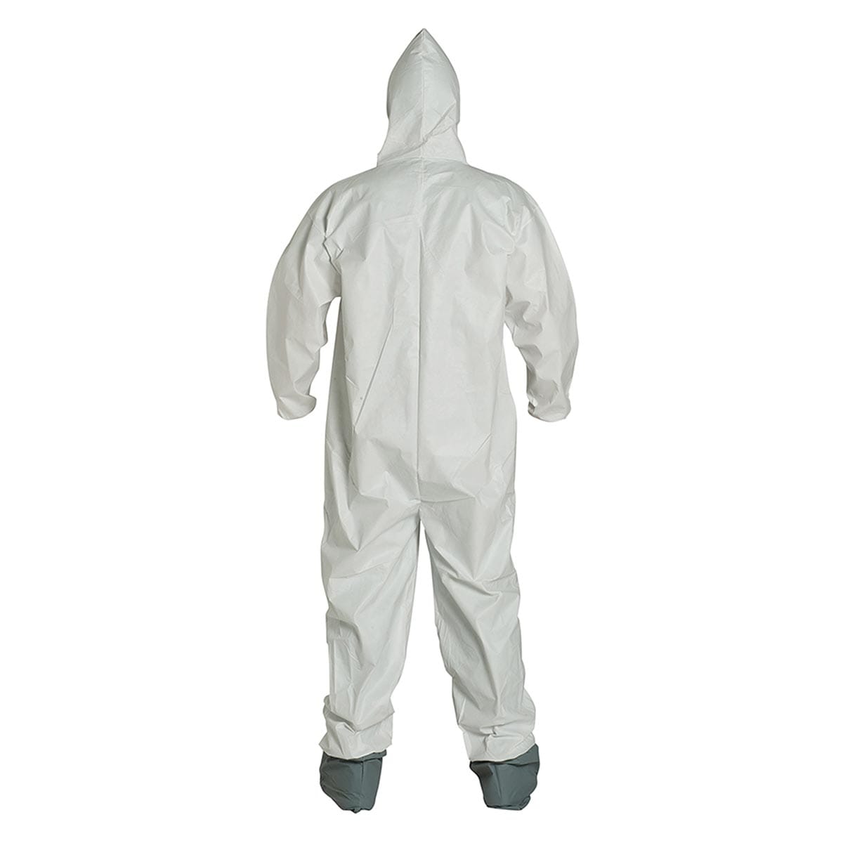 View of the back of the DuPont ProShield 60 Hooded Coverall w/Booties, 25pk