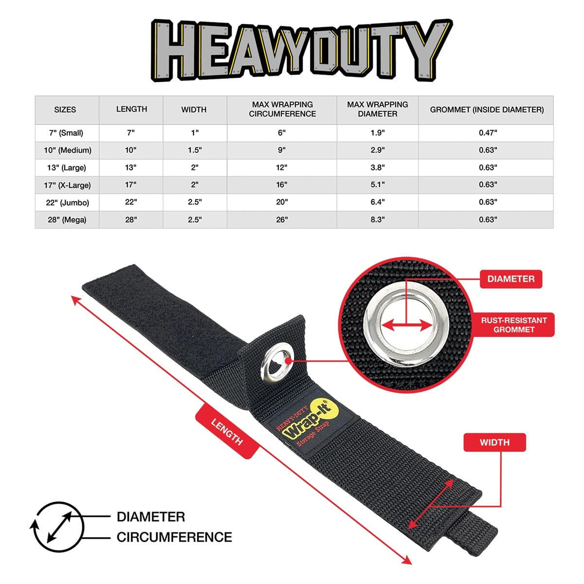 Wrap-It Hook-and-Loop Storage Strap