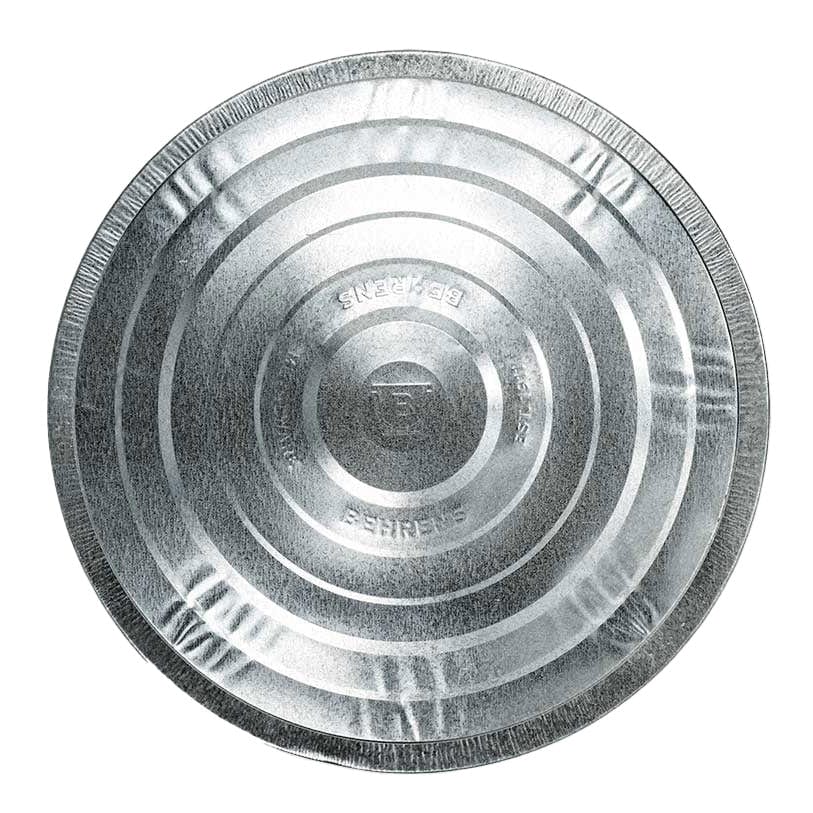 Image showing the lid of Behrens Galvanized Trash Can