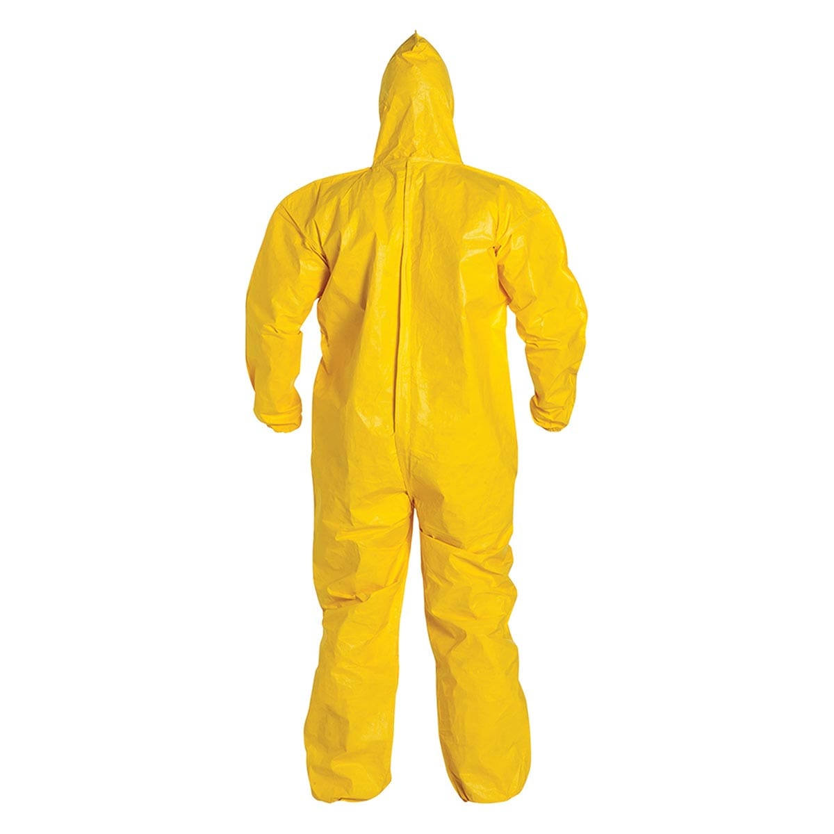 View of the back of the DuPont Tychem 2000 Coverall, Serged Seams, Hooded, 12pk