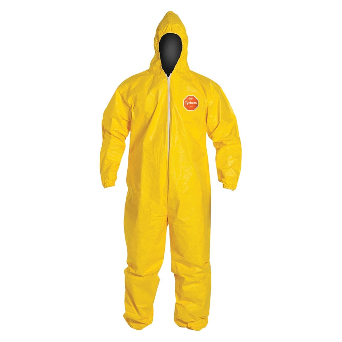 DuPont Tychem 2000 Coverall, Serged Seams, Hooded, 12pk