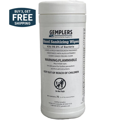 Gemplers Hand Sanitizing Wipes