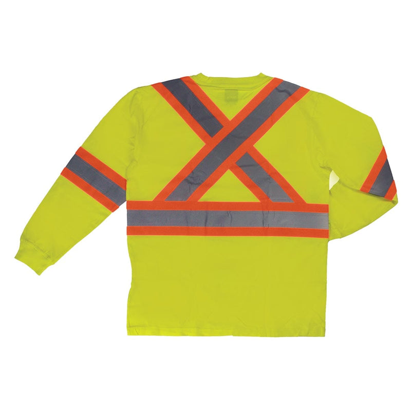 Tough Duck ANSI Class 2 Short Sleeve Polyester Jersey HI-Vis Shirt