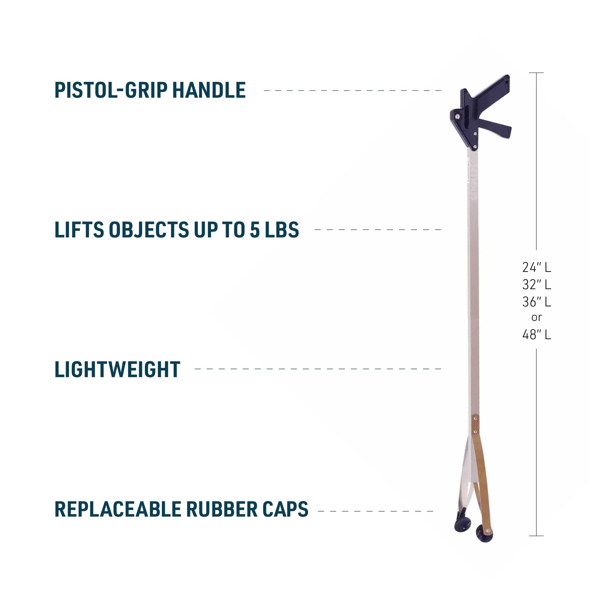 Gemplers EZ Reacher Litter Pickup Tool