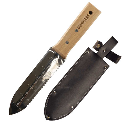 Gemplers Hori Hori Knife with Wood Handle