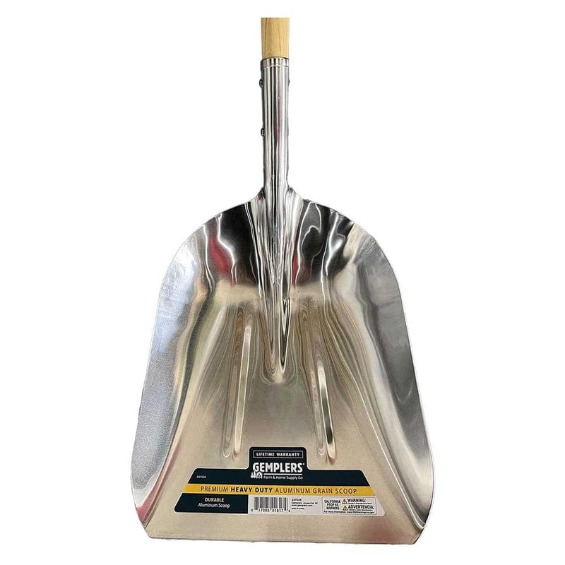 Gemplers Aluminum Scoop Shovel with Wood Handle | 6 pack