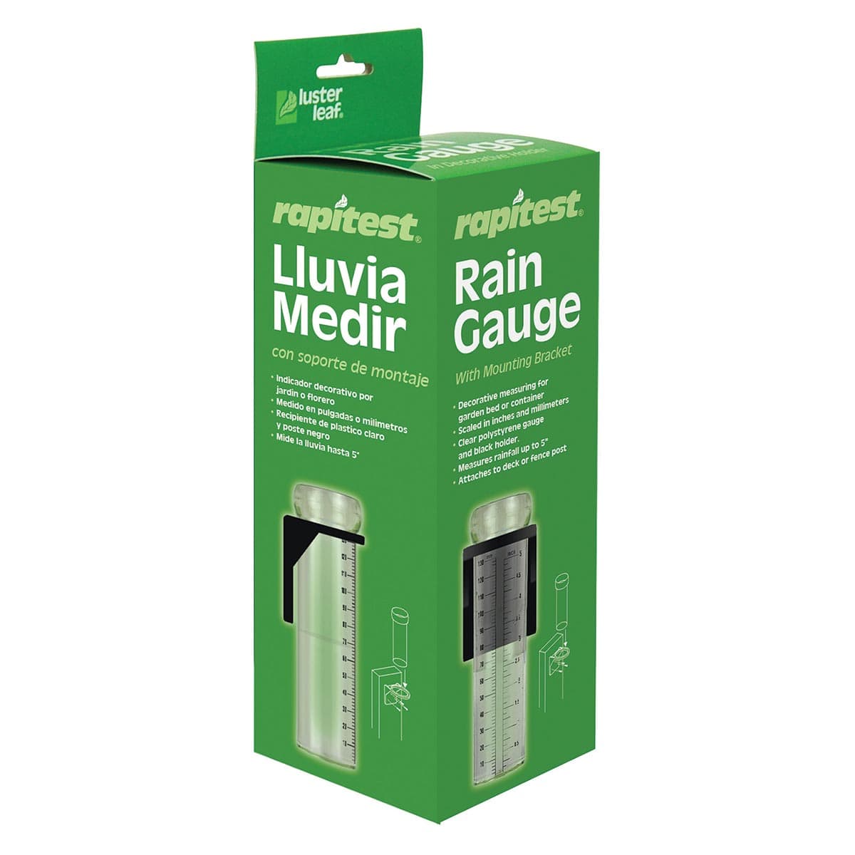Luster Leaf Rapitest Rain Gauge with Bracket
