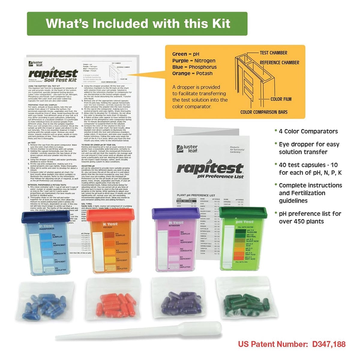 Luster Leaf Rapitest Soil Test Kits | 40 Count