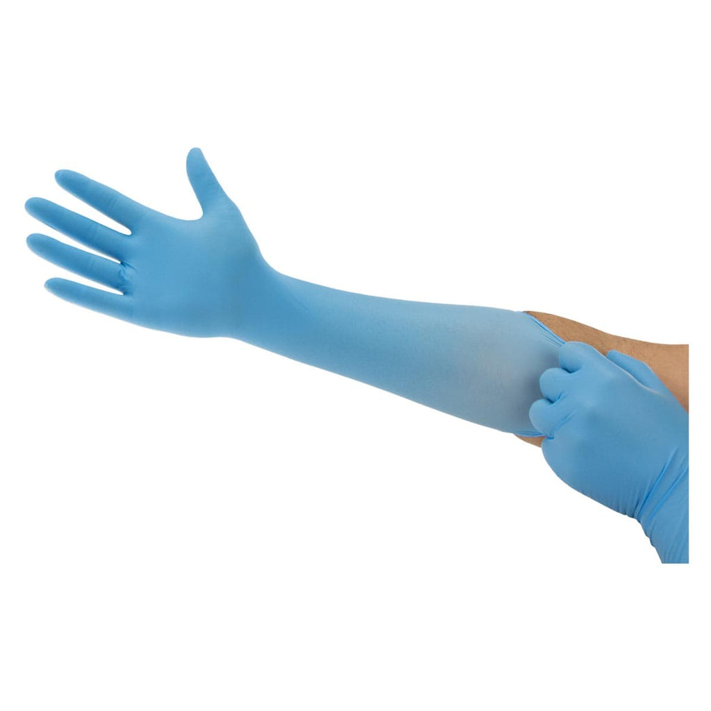 Microflex 93-243 Extra-Long Nitrile Gloves | Gemplers