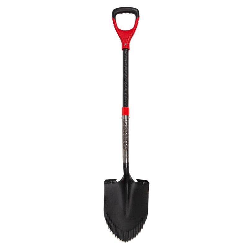 Gemplers Sawtooth Round Point Shovel with D-Grip