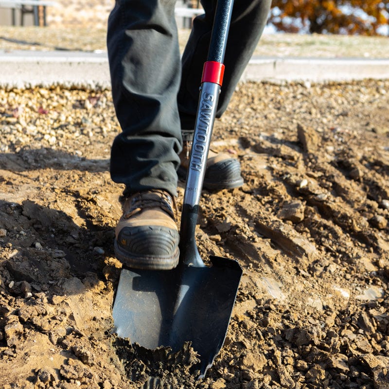 Gemplers Sawtooth Round Point Shovel