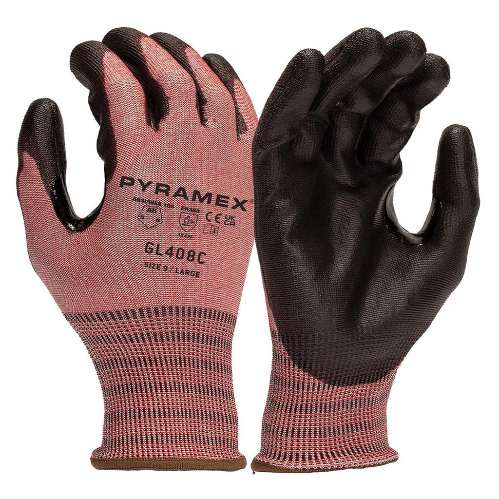 Pyramex GL408C A6 Cut-Resistant Gloves with PU Dipped Palm | Gemplers