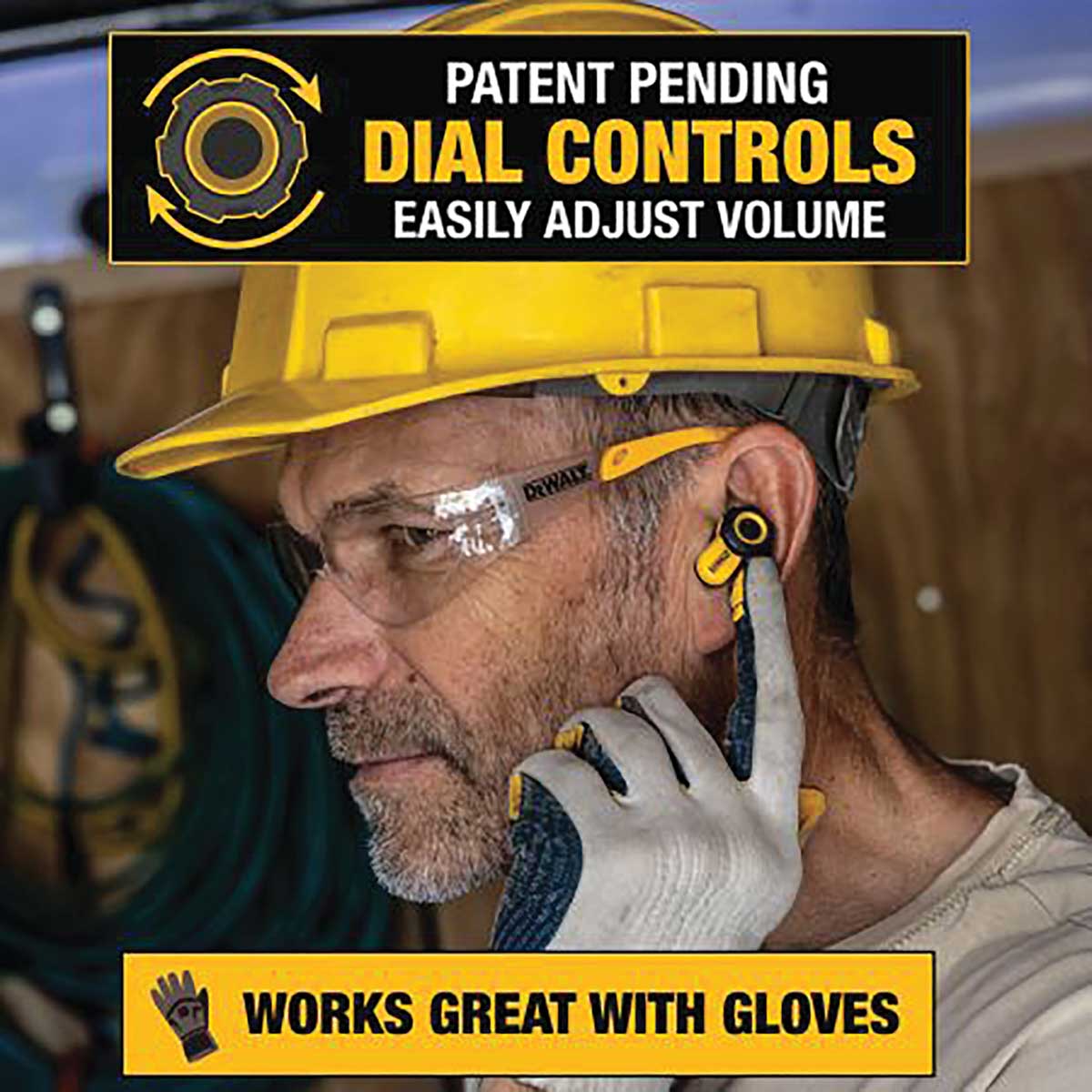 DEWALT Jobsite Pro-X2 Noise Canceling Wireless Earbuds-FG