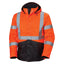 Orange/Charcoal Helly Hansen Alta Class 3 Hi-Vis Insulated Winter Jacket