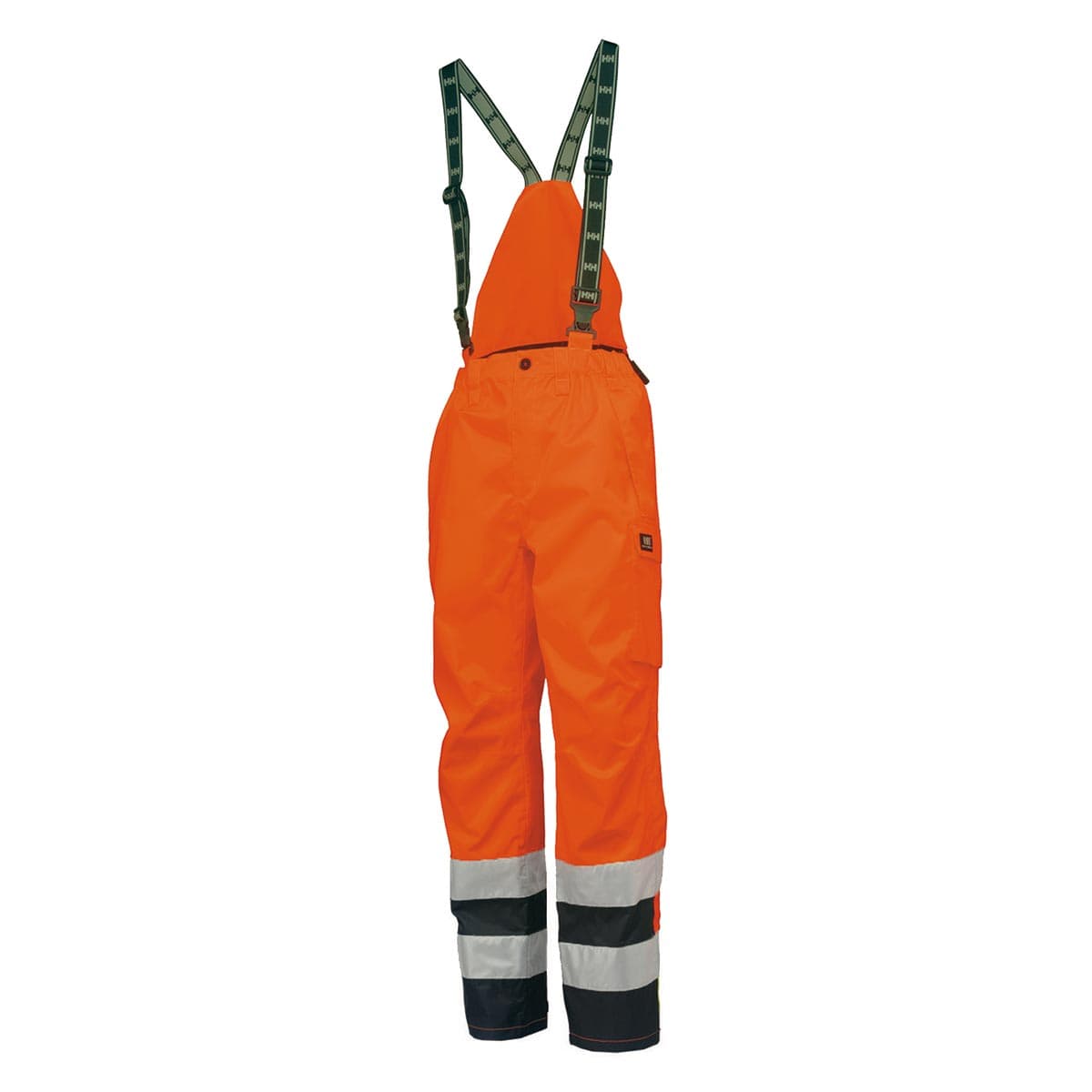 Orange Helly Hansen Potsdam Class E Hi-Vis Waterproof Rain Bibs