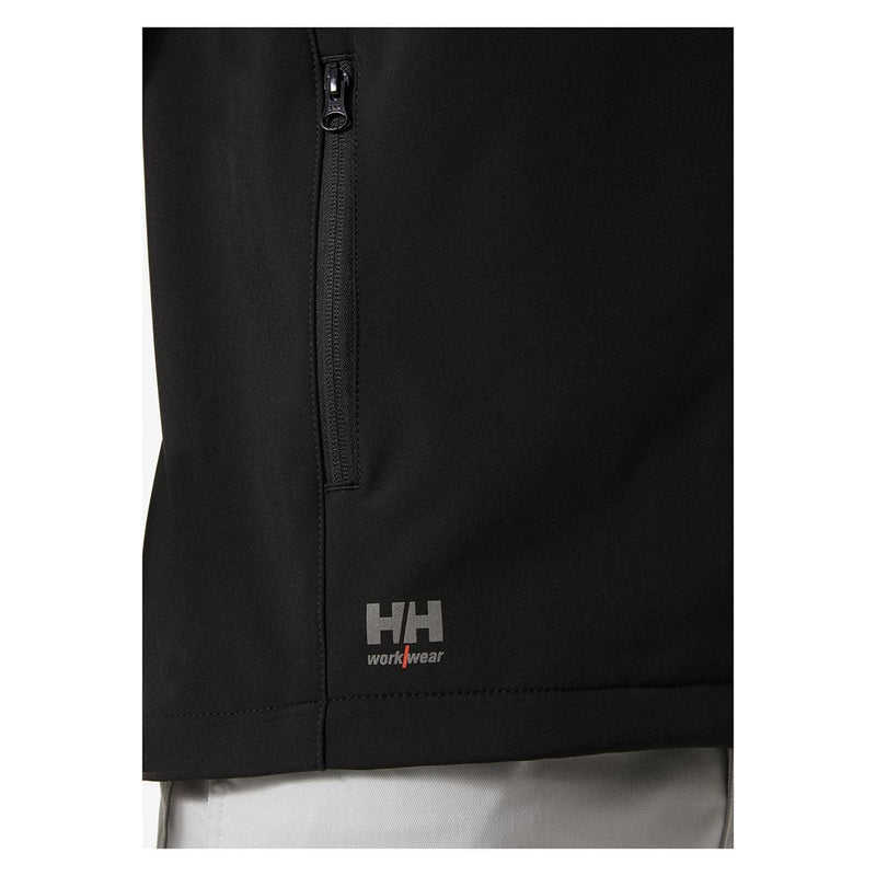 Black Helly Hansen Manchester 2.0 Zip In Softshell Vest