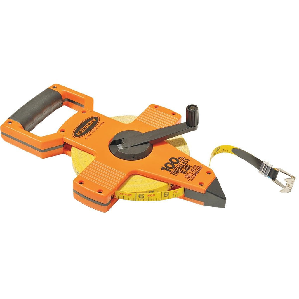 Keson Open Reel Double-Sided Fiberglass Measuring Tape | Gemplers