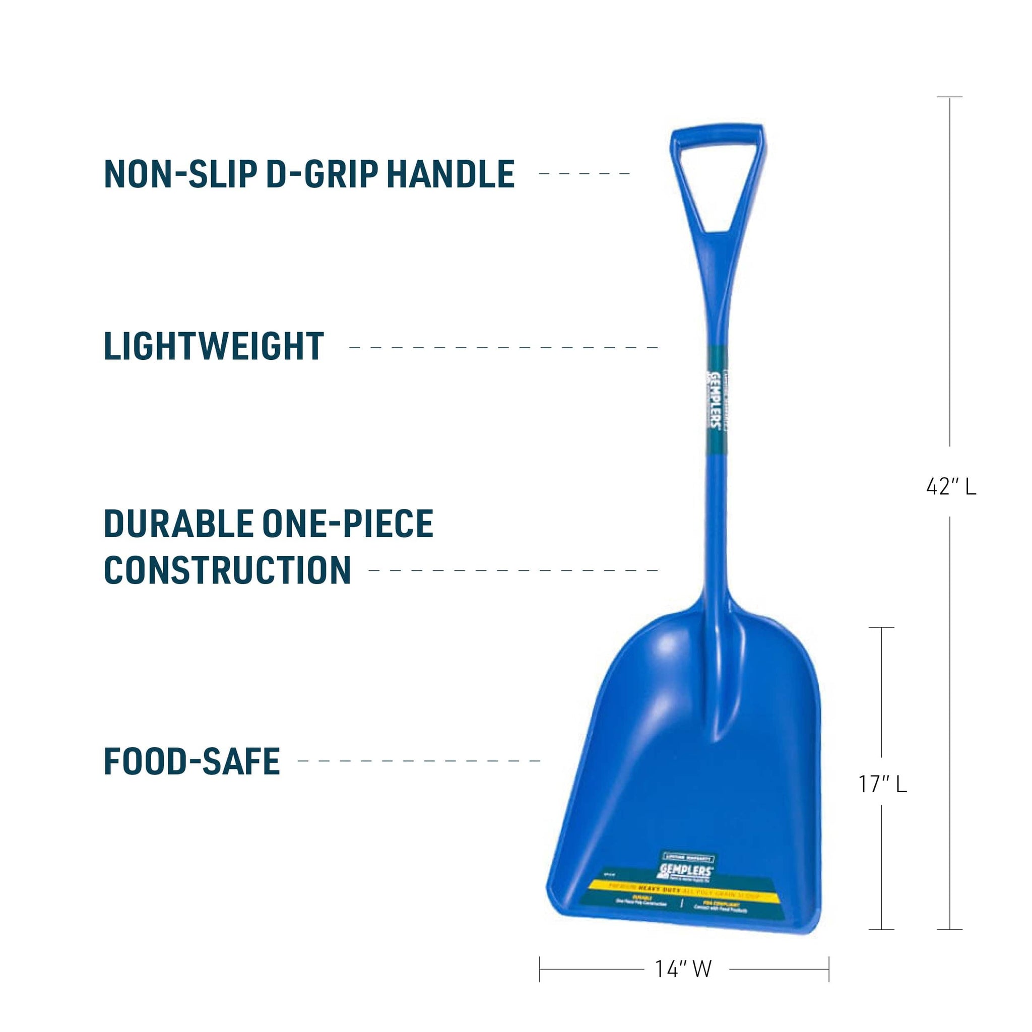 Gemplers Poly Scoop Shovel