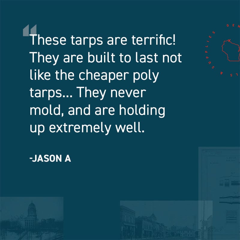 Gemplers 14.5 oz Weather Tough Breathable Tarp