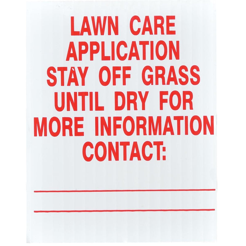 Gemplers State Specific Lawn Pesticide Application Signs | 25 Pack