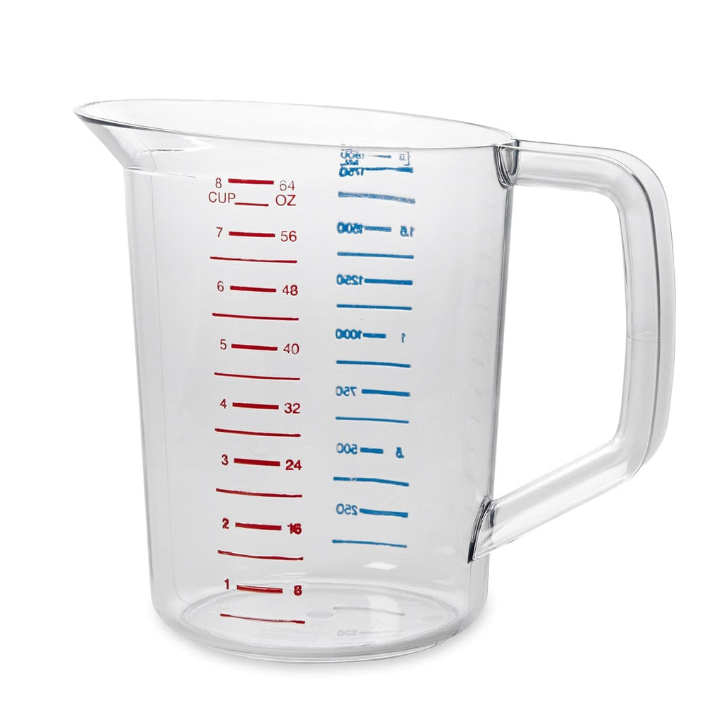 Clear Plastic Pitcher with Handle 48 oz. - 2 Pack