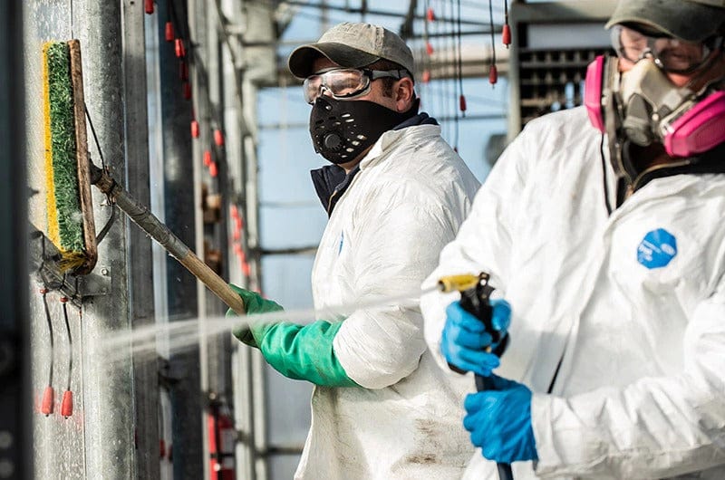two workers in PPE