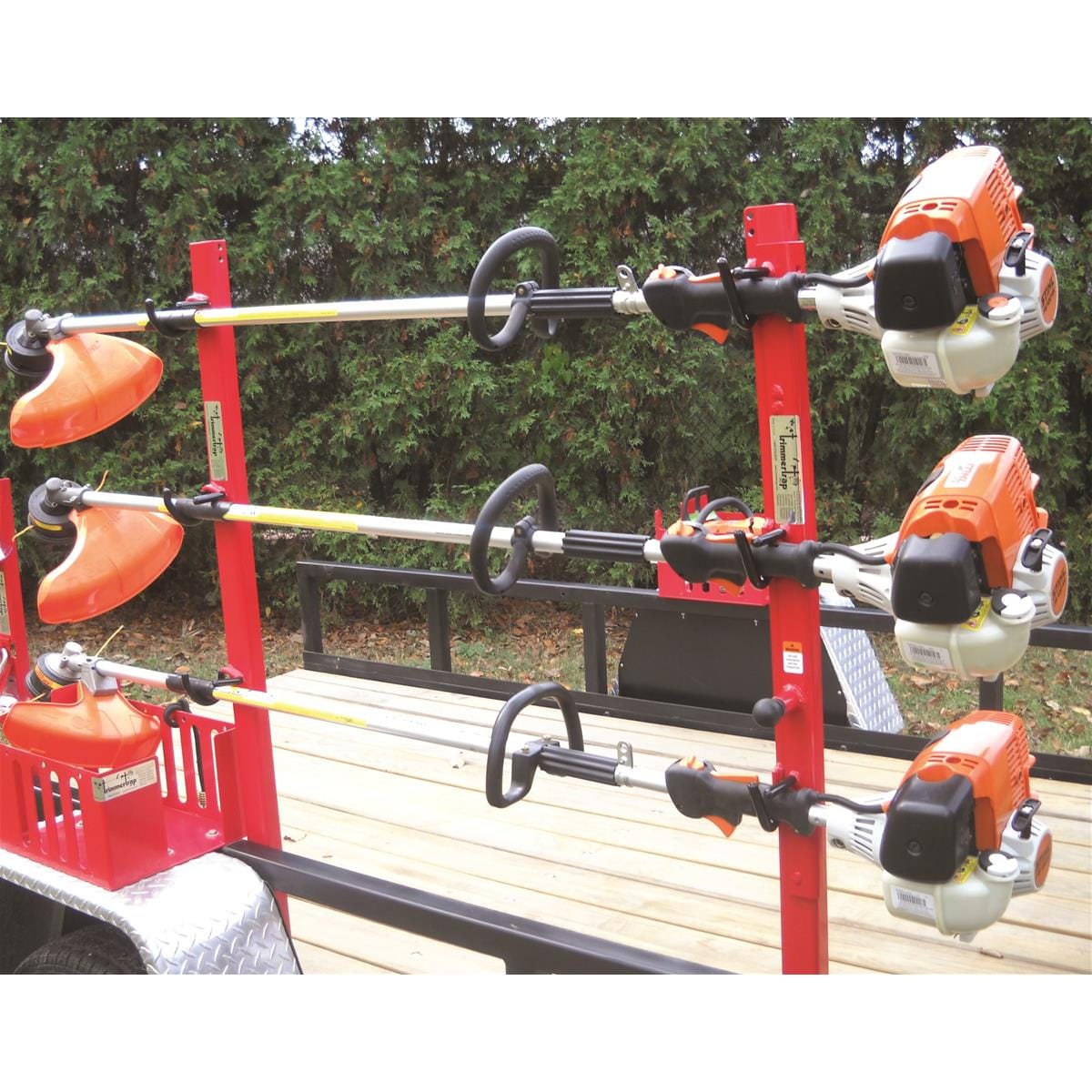 TrimmerTrap 3-Trimmer Truck Rack