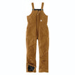 Carhartt Women's Loose Fit Washed Duck Insulated Biberall