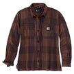 Carhartt Women's Rugged Flex Loose Fit Midweight Flannel Long Sleeve Plaid Shirt