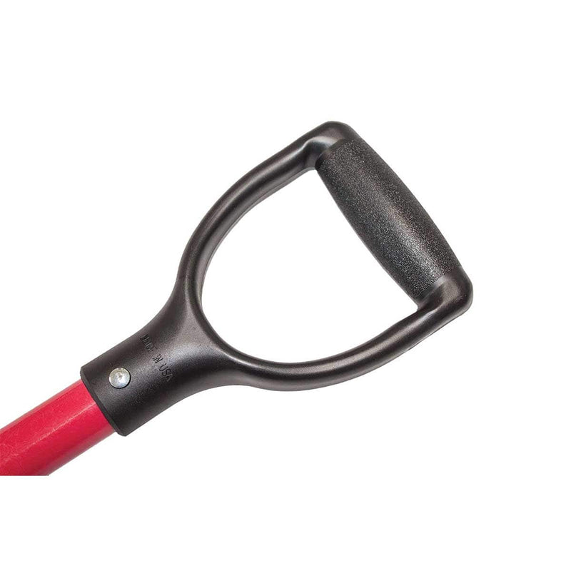 Closeup of the handle on Bully Tools D-Handled Spading Fork