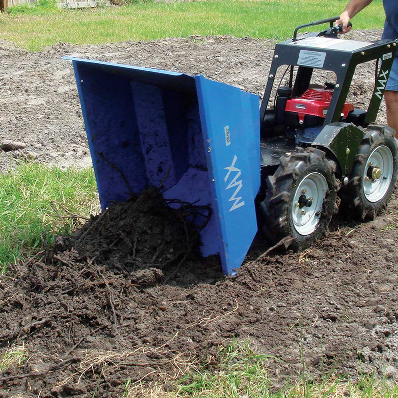 Max Truck By Muck-Truck dumping in field