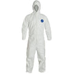 DuPont Tyvek 400 Hooded Coveralls with Elastic Wrists and Ankles
