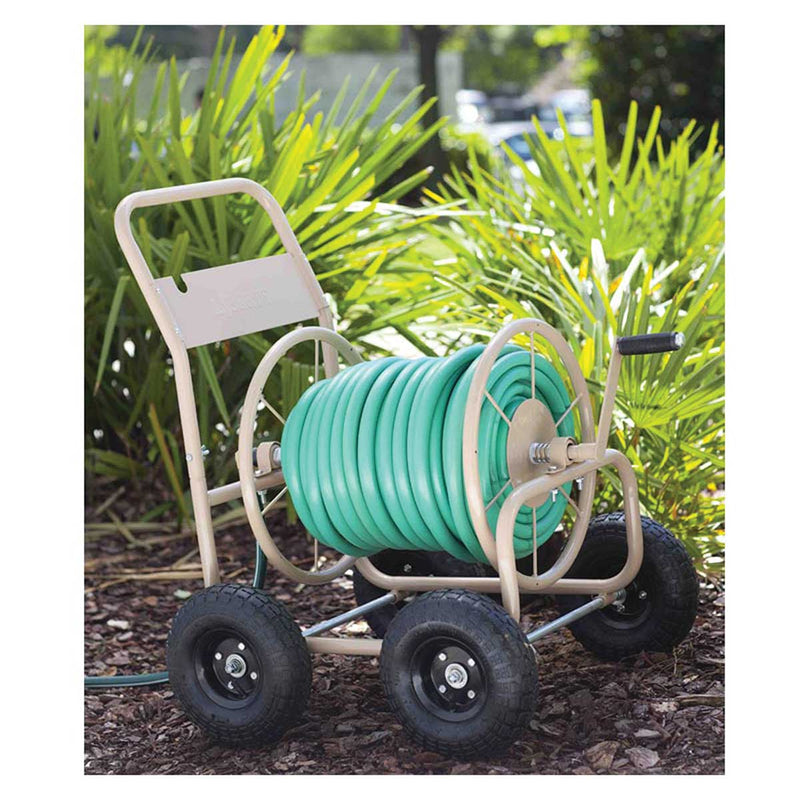 Liberty Garden Four-Wheel Industrial Hose Reel Cart