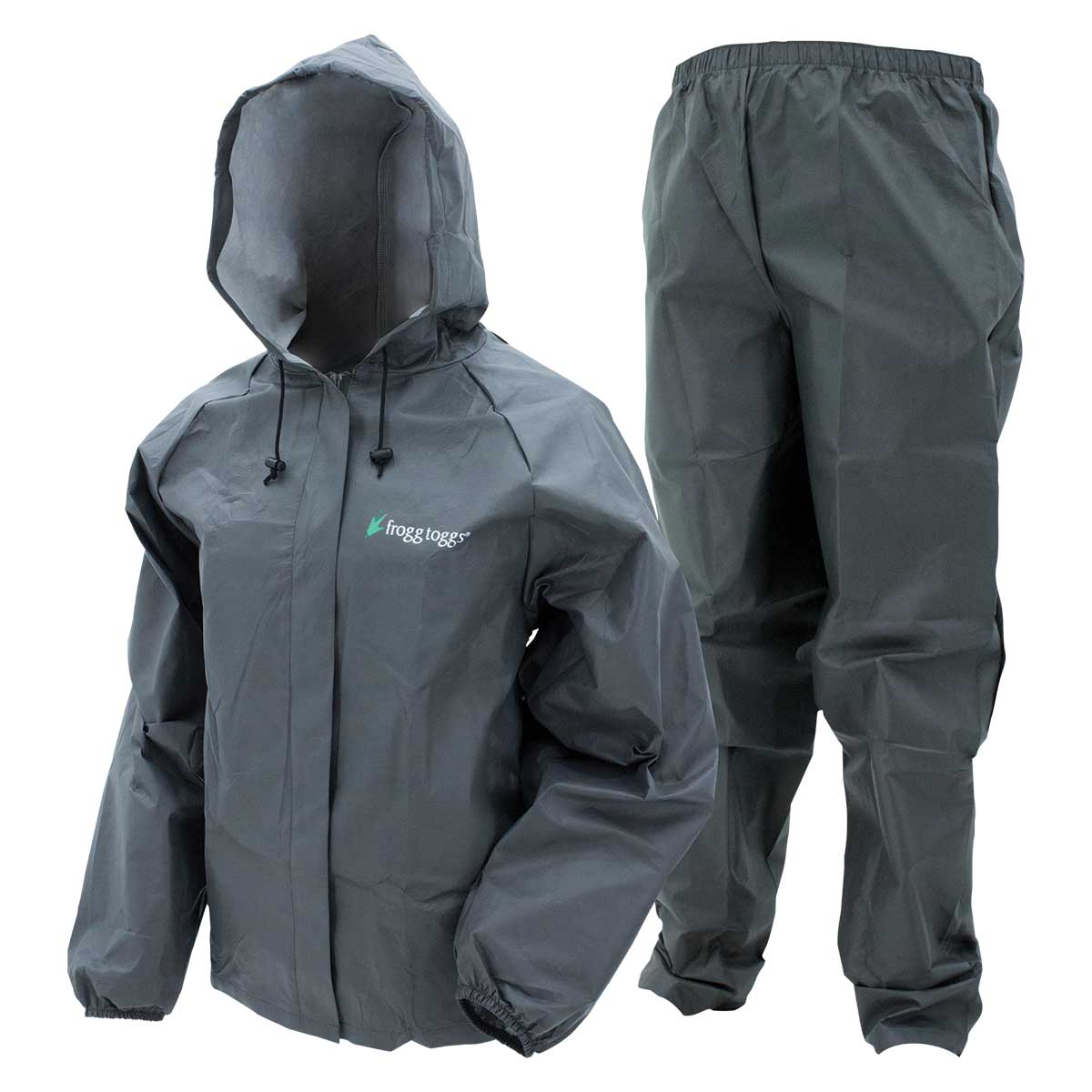 Carbon Black Frogg Toggs Men's Ultra-Lite Rainsuit