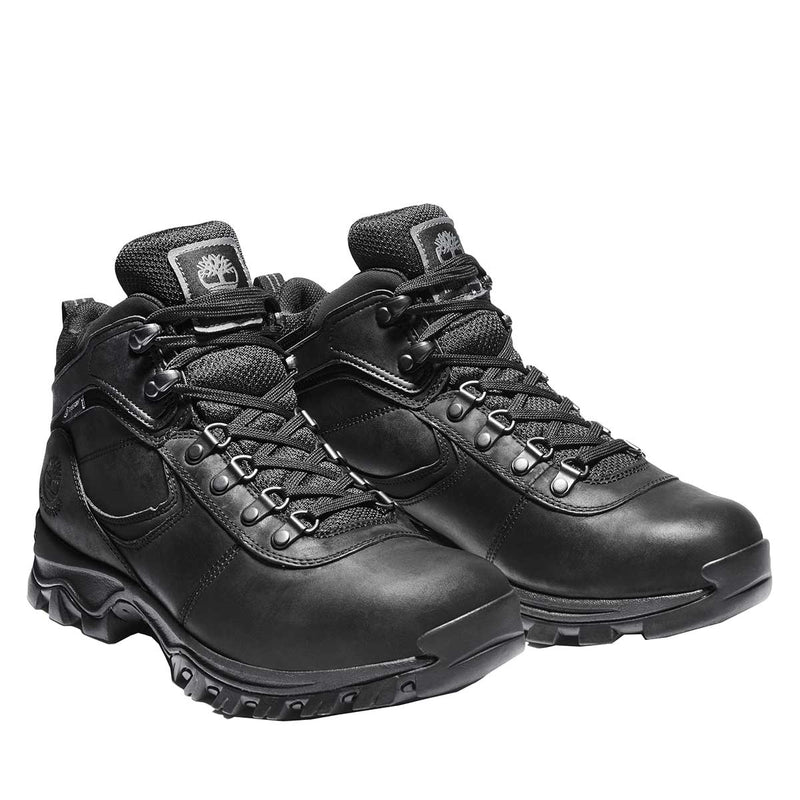 Black Timberland Tree Men's Mt. Maddsen Mid Waterproof Hiking Boots