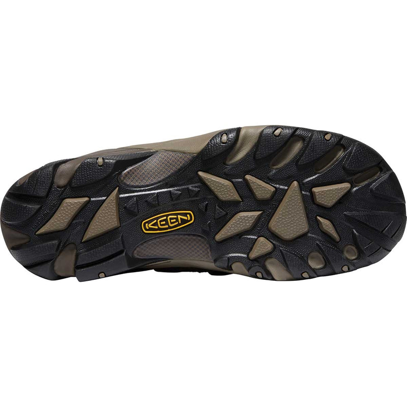 Image showing the sole of the brown KEEN Utility Lansing Low Steel Toe Work Shoe