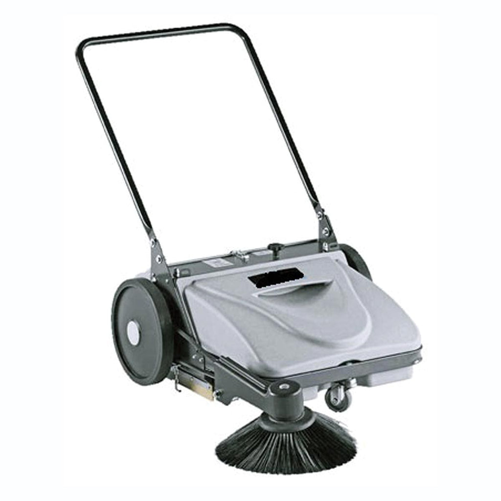 HAAGA 31 Battery Powered Triple Brush Push Power Sweeper