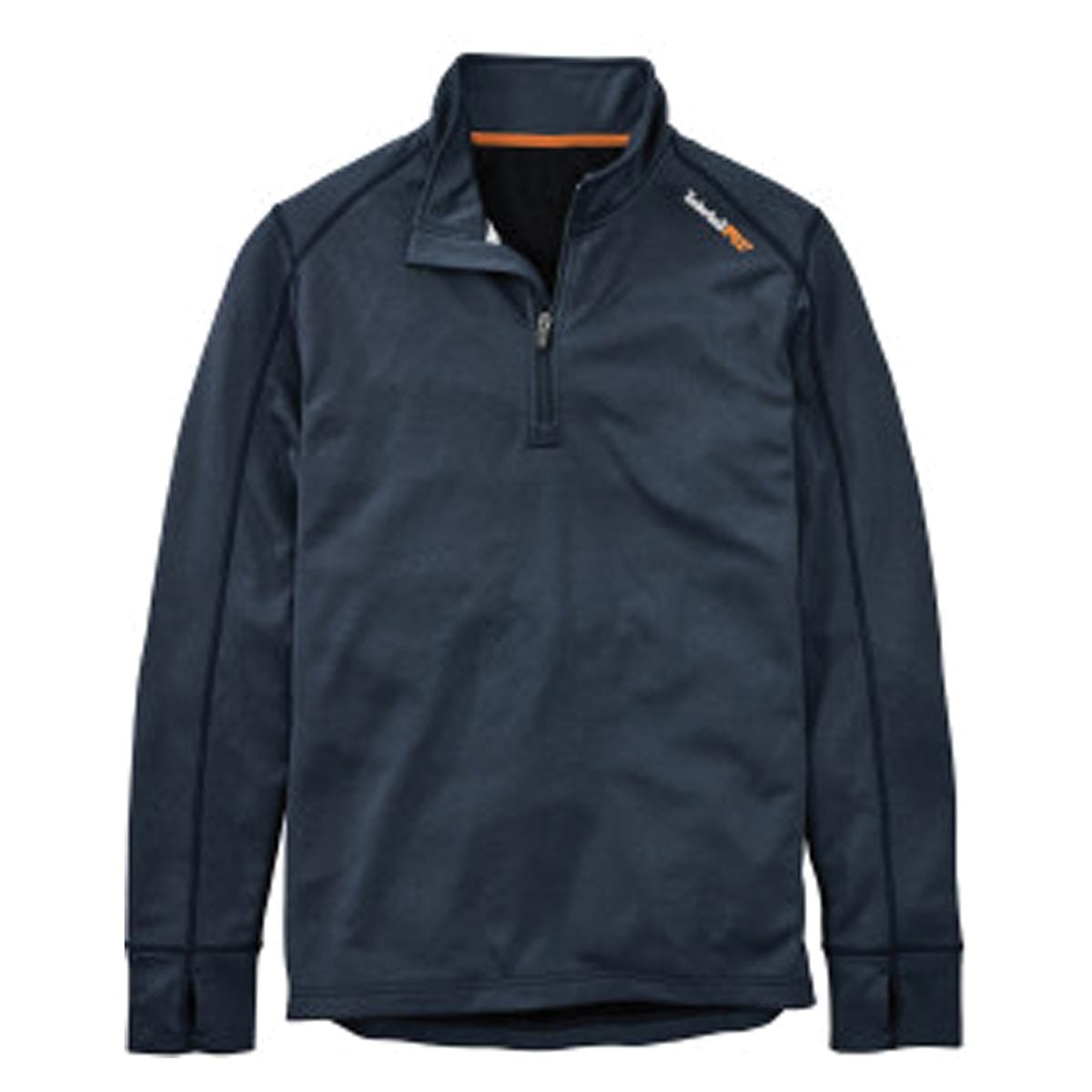 Navy Heather Timberland PRO Men's Understory Quarter-Zip Fleece Shirt