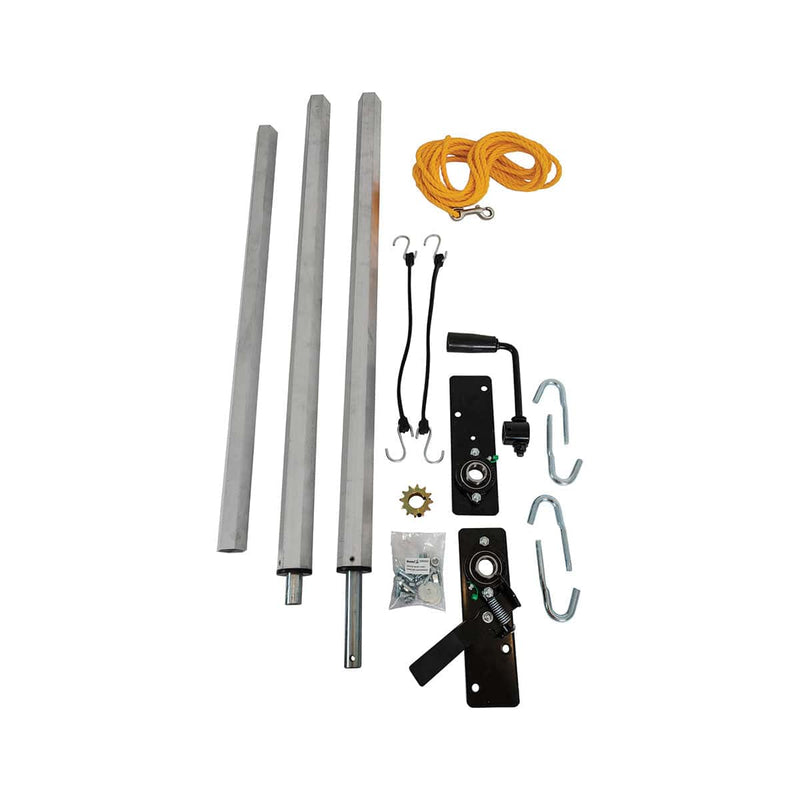 Buyers Products 96" Black Powder Coated Rear Anti-Sail Tarp Tension Bow Kit