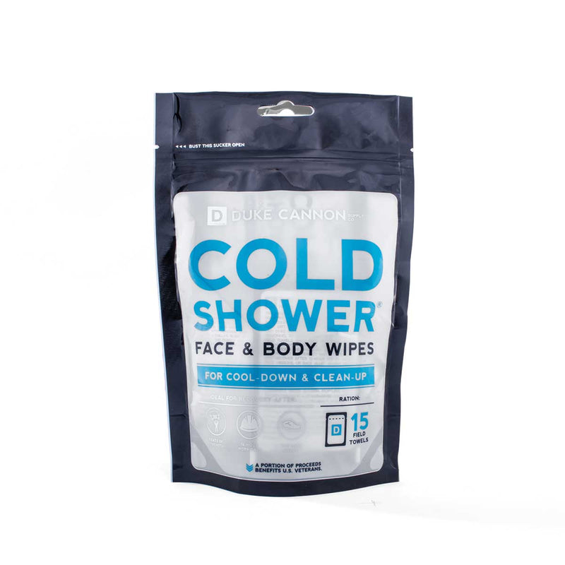 Duke Cannon Cold Shower Cooling Field Towels Multipack Pouch - 15ct