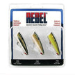 Rebel Pop-R Triple Threat Top Water Fishing Lures