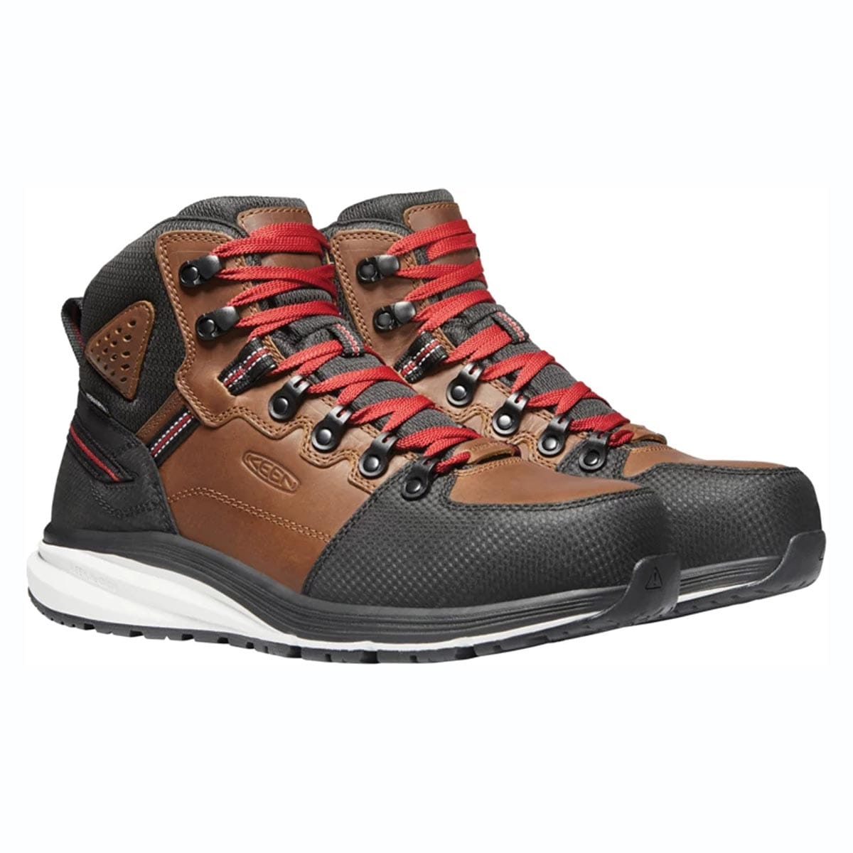 Tobacco/Black KEEN Utility Red Hook Plain Toe Boots
