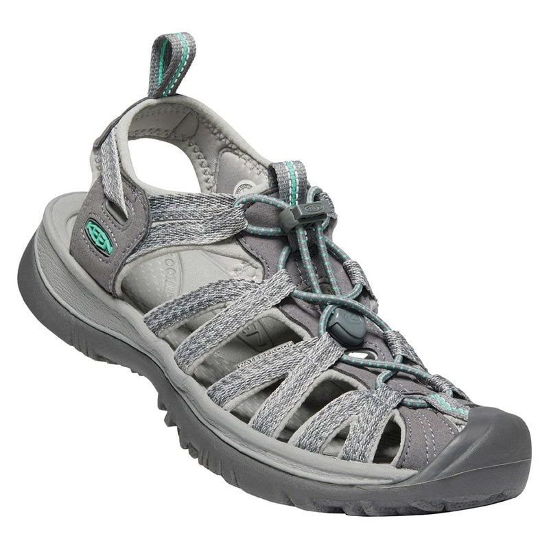 Medium Grey/Peacock Green KEEN Women's Whisper Sandals