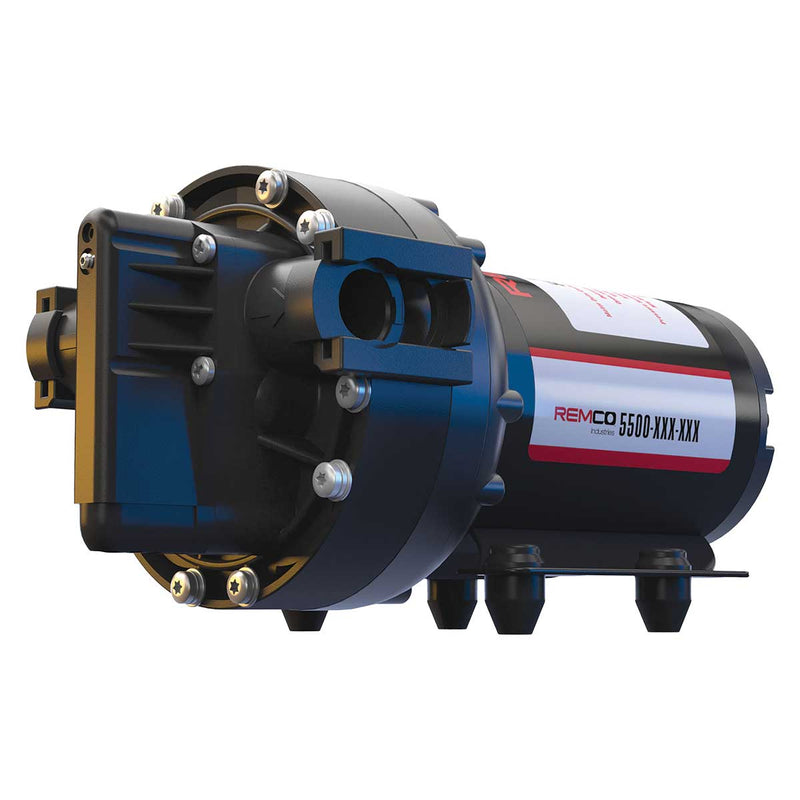 Quick Attach Remco Pump 5500 Series 5.3GPM, 60 PSI, Demand, 12V, 2-Pin Connector