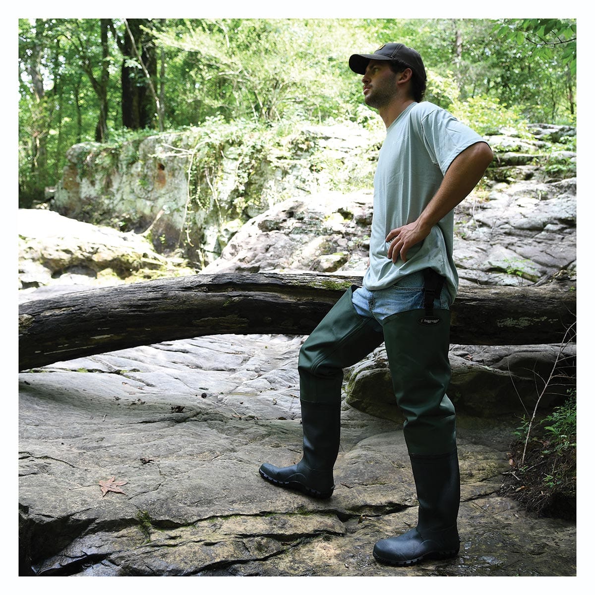Frogg Toggs Cascades 2-Ply Bootfoot Poly/Rubber Cleated Hip Wader