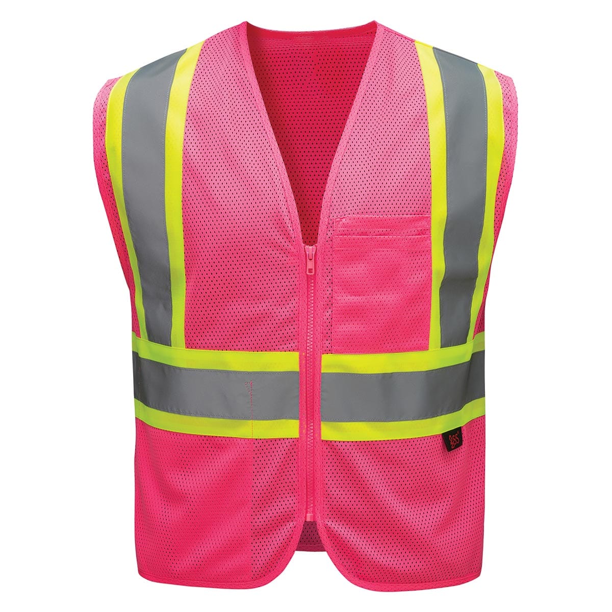 Pink GSS Safety Enhanced Visibility Multi-Color Vest